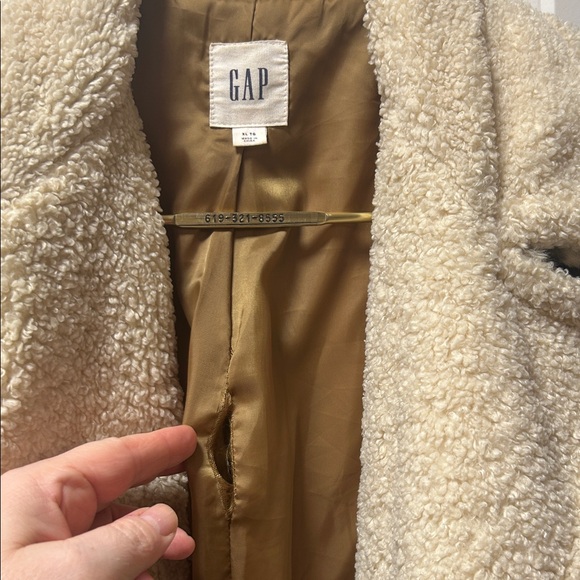 GAP Leopard Print Teddy Jacket - Picture 10 of 11